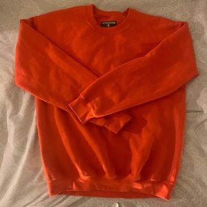 Orange PLT sweater